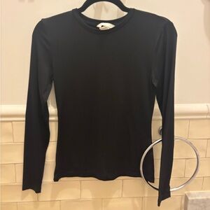 H&M Classic Black Long Sleeve Top